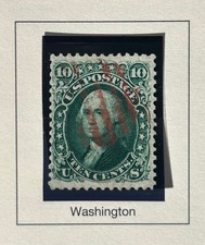 USA 1861 10c Green George