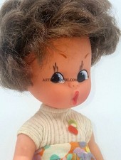 MIGLIORATI BAMBOLA BIRICHINA FACCIA BUFFA DOLL 23 CM VINTAGE '70