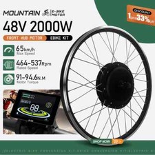 Kit conversione bici elettrica mtb 48V 2000W brushless mozzo anteriore ruota motore