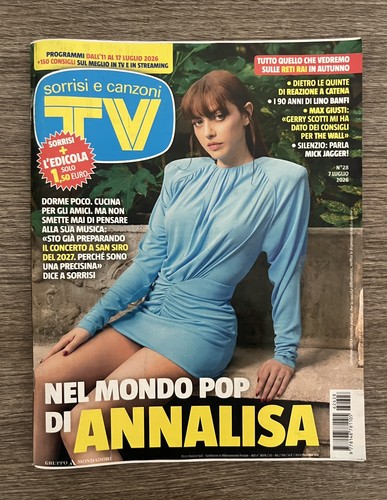 Sorrisi canzoni luglio - tv,
