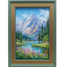 Dipinto olio natura estiva