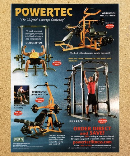 Powertec home gym - gym, leva