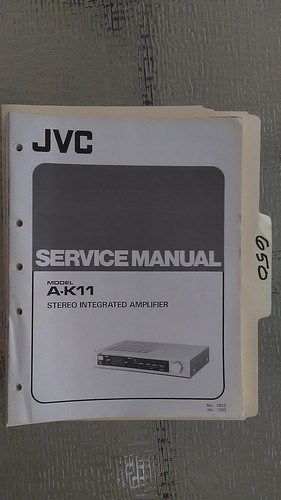 Jvc k11 manuale servizio - jvc,