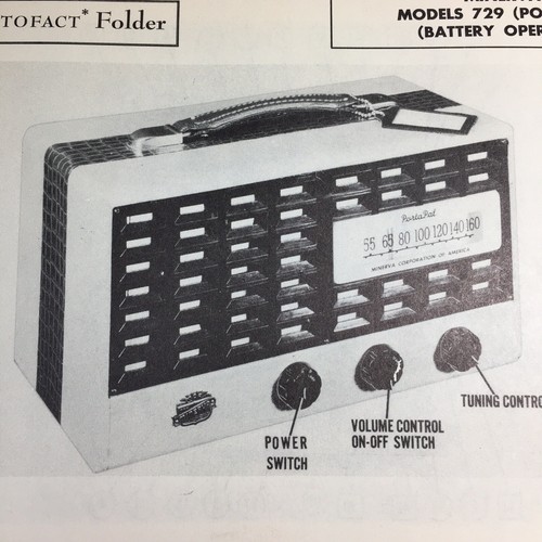 Radio minerva modello 729 - minerva,