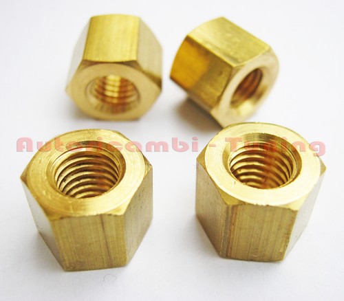 Dado bronzo x collettore - dado,