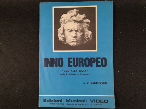 Spartito inno europeo ode alla - inno,
