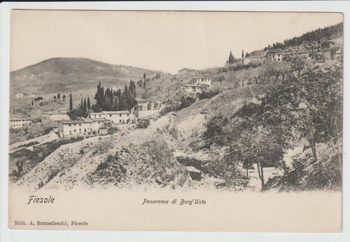 Antica cartolina fiesole - antica,