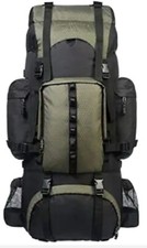 Zaino Escursionismo Telaio Interno Rainfly 65 L Verde Resistente Facile Sicuro Viaggio