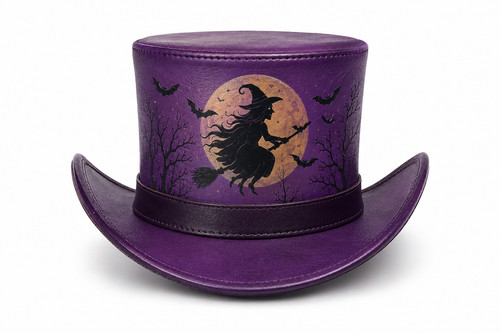 Cappello strega viola - cappello,