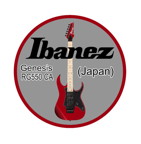 Guitar ibanez - guitar, rosso)
