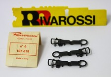 RIVAROSSI 107 618 LOTTO GANCI ad OCCHIELLO per CARRI PIANALE POZ FS SCALA HO NEW