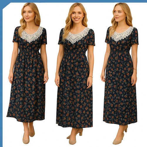 Abito lungo donna nero - donna,