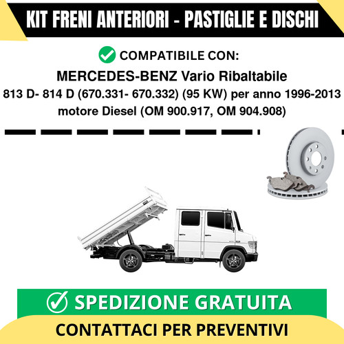 Kit freni anteriori - kit,