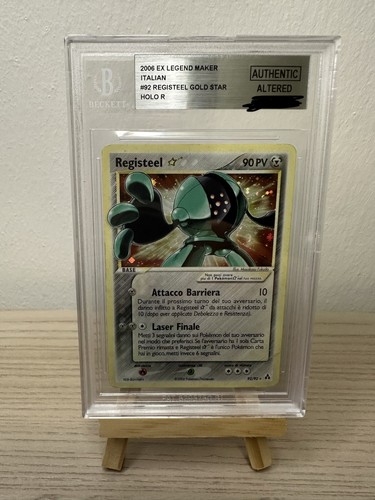 Carta pokemon registeel gold - pokemon,
