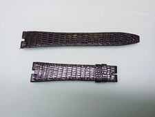  cinturino Nero lucertola originale Gucci 18mm Attacco Fibbia 14 