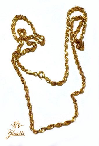 Collana oro giallo 45cm - collana,