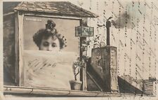 C2- Cp Cartolina Fotoritocco Donna Velo Camino - Fp Vg 1906