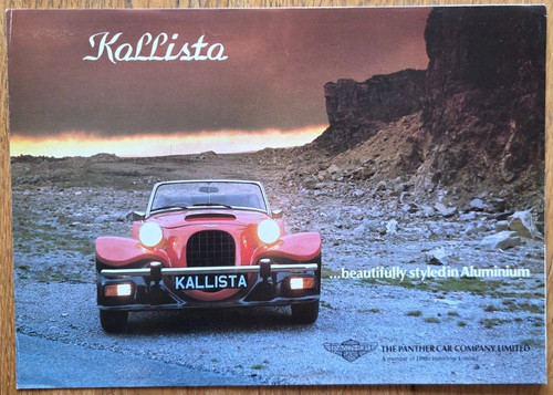 Brochure auto panther kallista - auto,