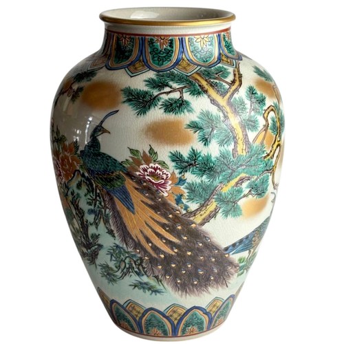 Vaso ceramica kutani - kutani, vintage
