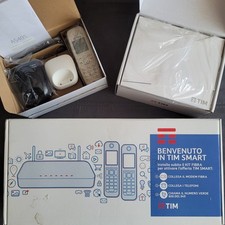 Smart Modem - Modem WiFi per ADSL e FIBRA di TIM Kit Fibra 2 Telefoni Cordless