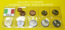 Serie Italia 2013 composta da 10 monete con 2 commemorative Verdi e Boccaccio 