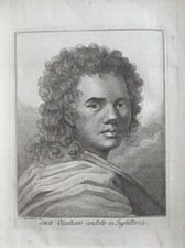 OMai Abitante di Otahiti Polinesia Francese Taiti James Cook .XVIII secolo