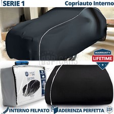 TELO COPRIAUTO Interno Per Bmw Serie 1 Felpato Traspirante Nero Garanzia A VITA