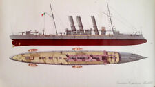 STAMPA MARINA MILITARE ITALIANA PERFETTA COME DA FOTO NAVE DA GUERRA