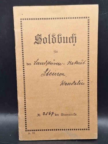 Soldbuch rekruten depot - soldbuch, rekruten-depot
