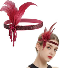 Fascia per Capelli Con Piume