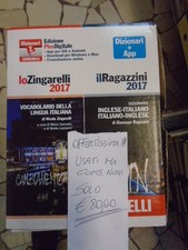 dizionario inglese italiano ragazzini e zingarelli 2017 cofanetto 2 VOLUMI ragaz