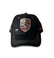 Porsche Black Adjustable Hat