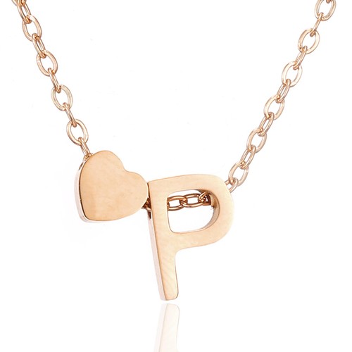 Collana con iniziale donna - con,
