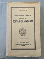 INTRODUCTION GENERALE A L'ETUDE DES DOCTRINES HINDOUES RENE GUENON