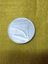 Moneta da 10 Lire spighe del 1955