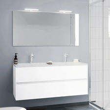 Mobile bagno con doppio lavabo