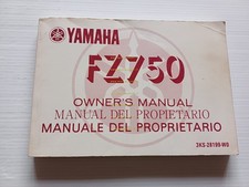 Yamaha FZ 750 3KS 1988-89 manuale uso manutenzione libretto originale ITALIANO