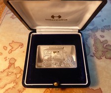 INTERCOINS - Lingotto GIOTTO LA NATIVITA' - Argento 925 - Fondo Specchio - 24 gr