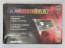 Scheda grafica Matrox Millennium PCI (MGA-2064W, MIL/4I, 4MB, retrò, IMBALLO ORIGINALE, 1997)