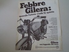 advertising Pubblicità 1970 MOTO GILERA 124 5V