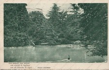 1927 ITALO CIAURRO Laghetto Poesia Cartolina