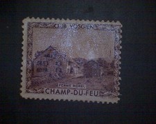  Marchio pubblicitario Club Vosgien Ferme Morel Champ DU Feu  