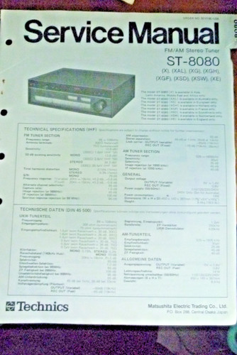 Technics 8080 - technics, st-8080