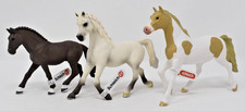 Lotto Schleich Horse Club con 3 diversi cavalli pony, vernice, arabo. Germania