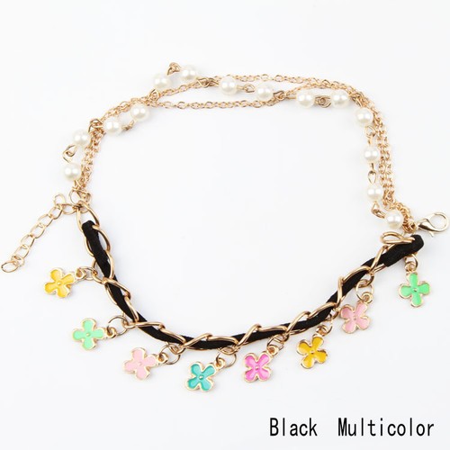 Bracciale chic nero - , dorato