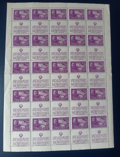Yugoslavia 1948 foglio - 1948,,