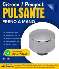 Pulsante CROMATO Freno a Mano