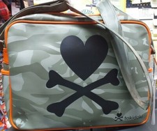 BORSA TRACOLLA TOKIDOKI ORIZZONTALE - AMPIA TASCA CON ZIP Ecopelle verde 