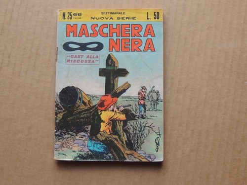 Fumetto maschera nera nuova - fumetto,