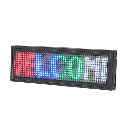 Targhette nomiche led colorate - targhette,